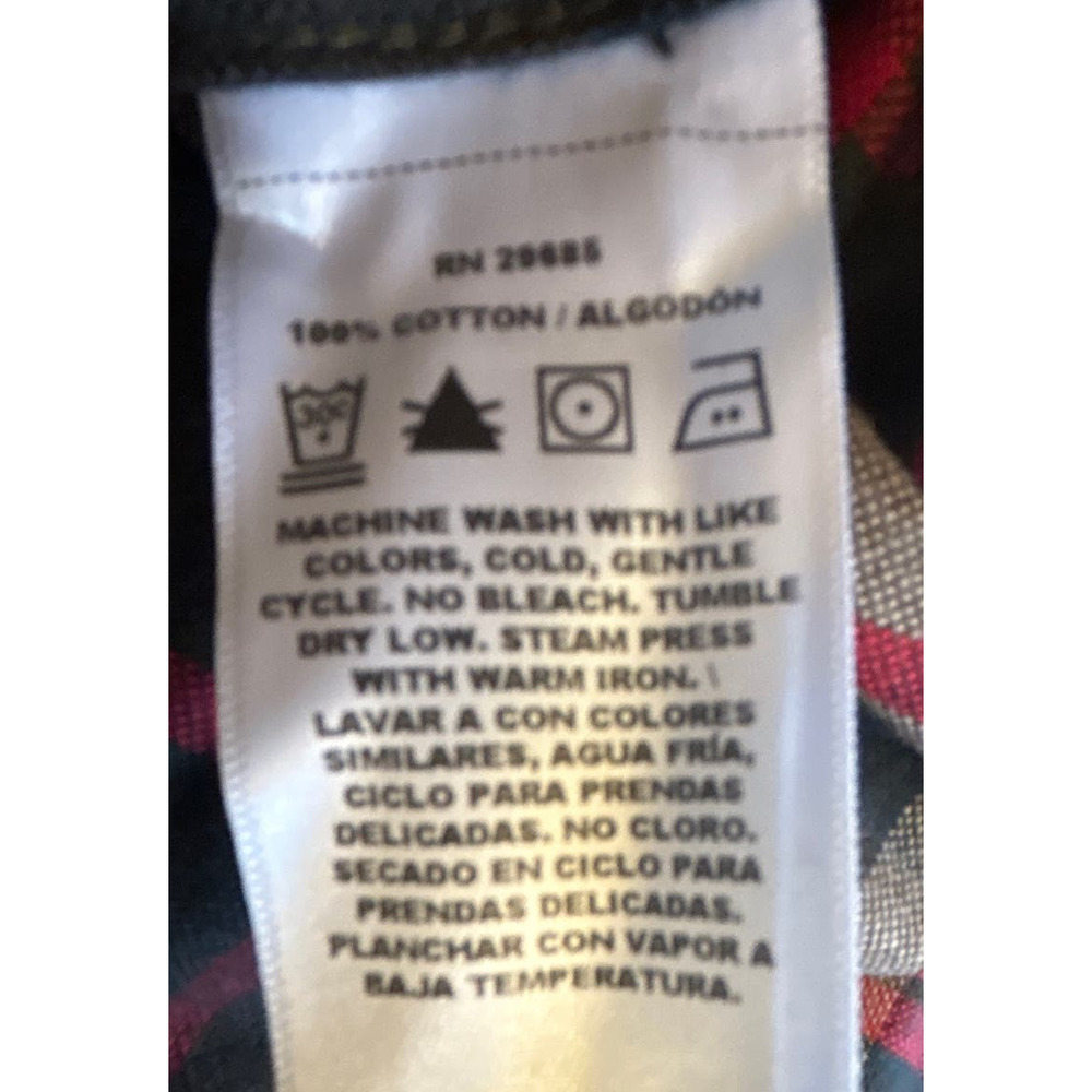 Pendleton Mens Mason Red Flannel Shirt Small - Picture 7 of 7